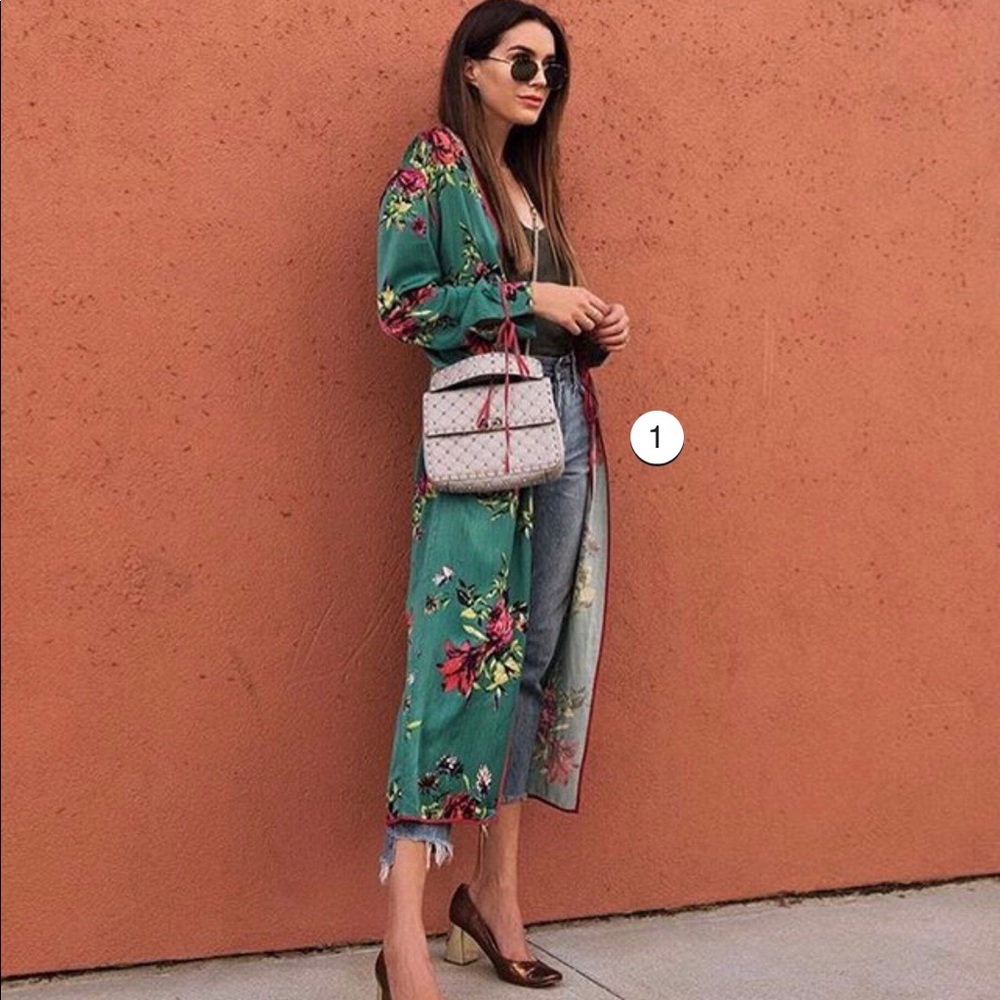 Free People Slim Kimono Duster